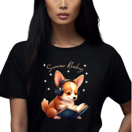 Corgi Bok Älskare T Shirt