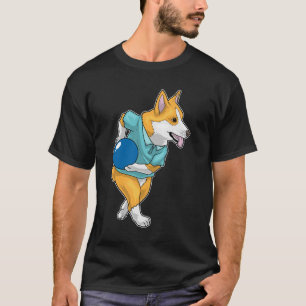 Corgi Bowling Bowling ball T Shirt
