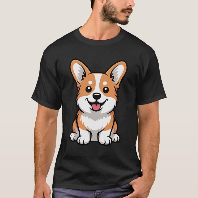 Corgi Butt Apprecition Klubb Shirt - Cute Hund Kär T (Framsida)