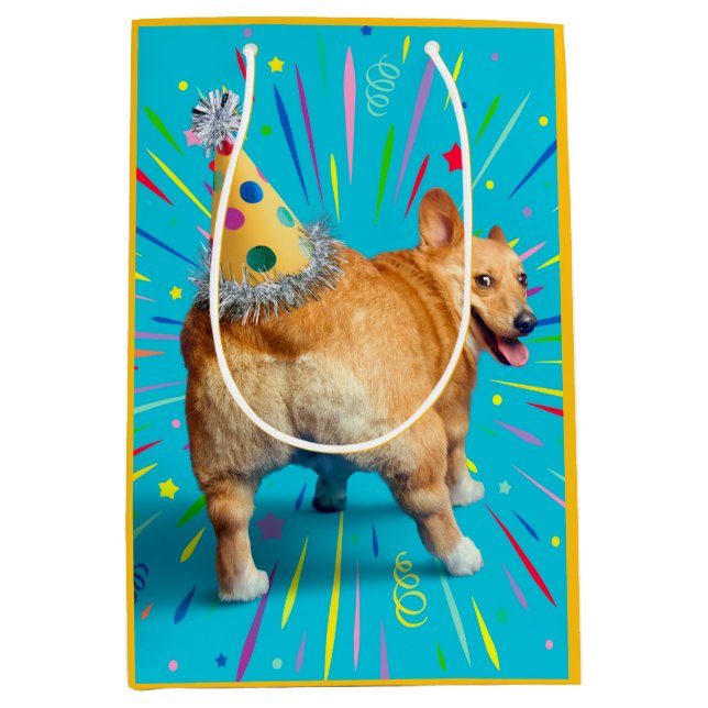 Corgi Butt Födelsedags hatt (Framsidan)