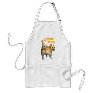 Corgi Butt Födelsedags hatt Förkläde