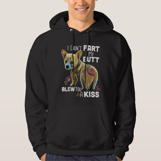 Corgi Butt Hoodie (Framsida)