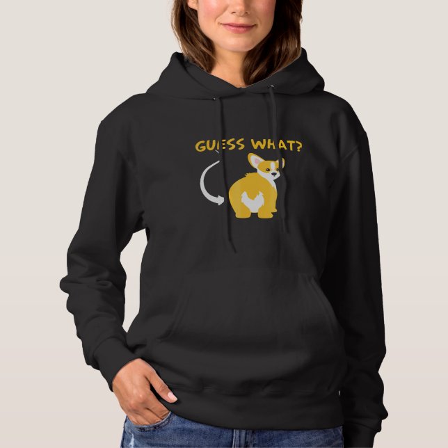 Corgi Butt Hund Hund T Shirt (Framsida)