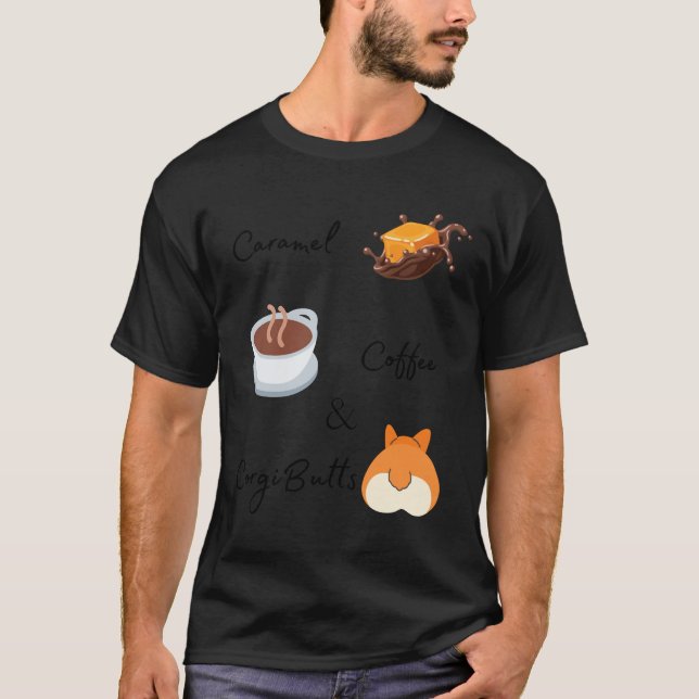 Corgi Butts 955 T Shirt (Framsida)