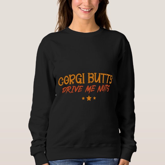 Corgi Butts Drive Me Nöt 204 T Shirt (Framsida)