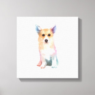 Corgi Canvastryck