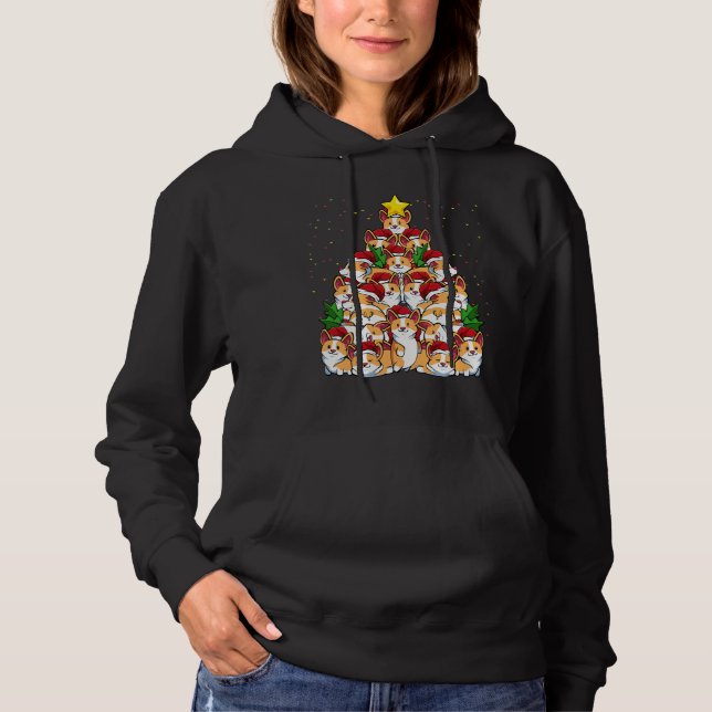 Corgi Chien Corgmas T Shirt (Framsida)