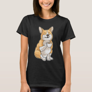 Corgi Coffee Kopp T Shirt