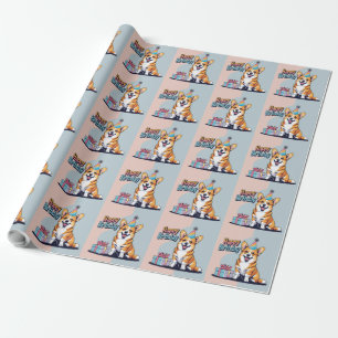 Corgi Colorful Presentpapper