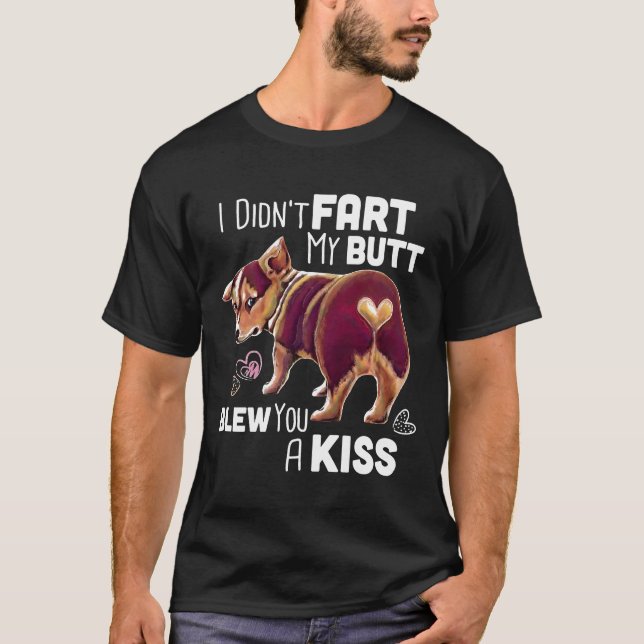 Corgi  Corgi Corgi Rumpa Premium T Shirt (Framsida)