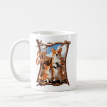 Corgi Country – Rolig Corgi T-shirt, Rustik Americ