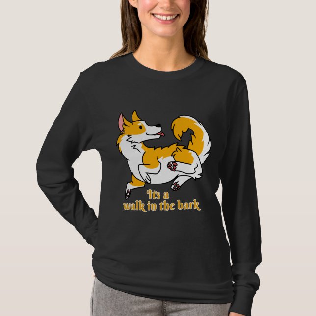 Corgi Cuddle T Shirt (Framsida)