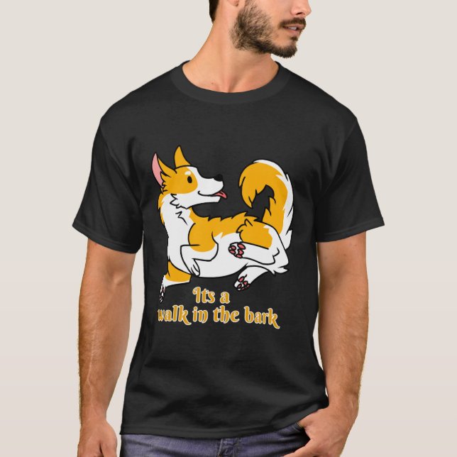 Corgi Cuddle T Shirt (Framsida)