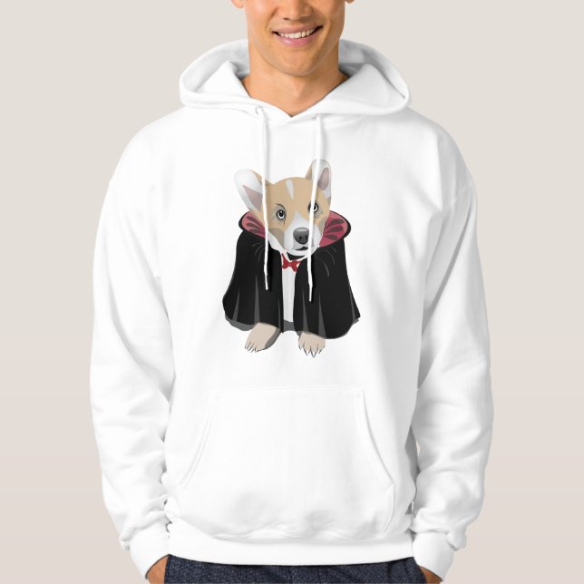 Corgi Cula Halloween Hoodie (Framsida)
