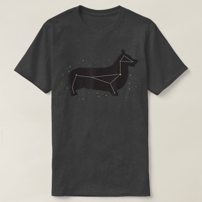 Corgi   Cute Constellation Dog Tee for Pet Parents (Design framsida)