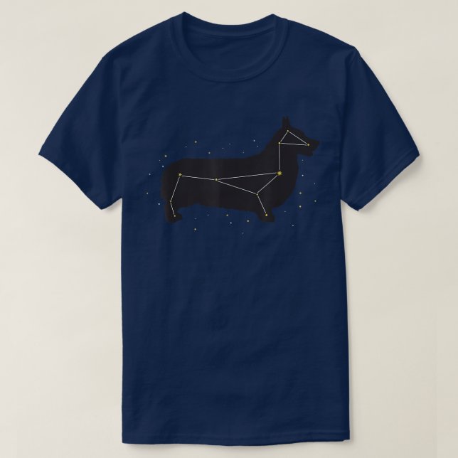 Corgi Cute Constellation Hund Tee for Pet Parents (Design framsida)