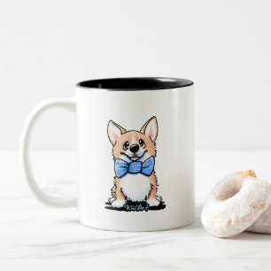 Corgi Cutie Two-Tone Coffee Mugg