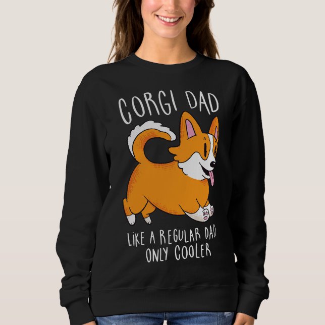 Corgi Dad  1278 T Shirt (Framsida)