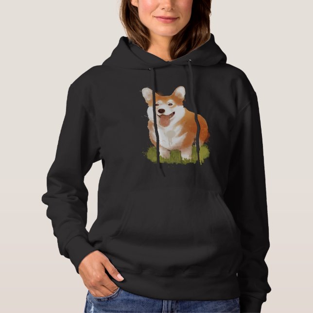 Corgi Dog T Shirt (Framsida)
