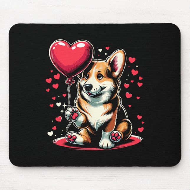 Corgi Dog Valentine's Day Dog Owner Valentine  Musmatta (Framsidan)