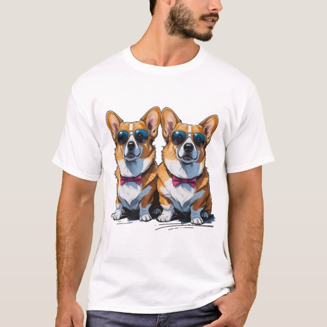 Corgi Dread Deluxe T Shirt (Framsida)