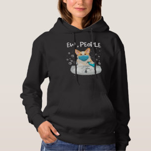 Corgi Ew People Hund Tvättar Händer som bär en Ans T Shirt