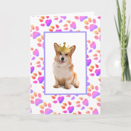 Corgi Fars dag Helgkort