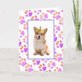 Corgi Fars dag Helgkort
