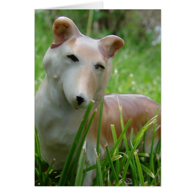 Corgi Figurine Hälsningskort (Framsidan)