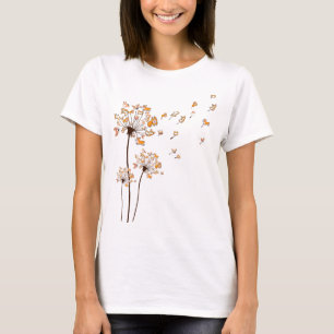 Corgi Flower Fly Dandelion Shirt Cute Hund älskar T