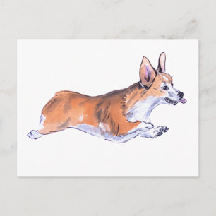 Corgi-flygsumimålning Vykort