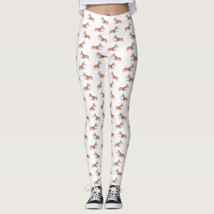 Corgi-flygtid i mönster leggings