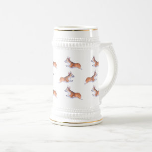 Corgi-flygtid i mönster sejdel