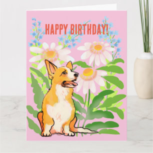 Corgi-födelsedagskort Kort