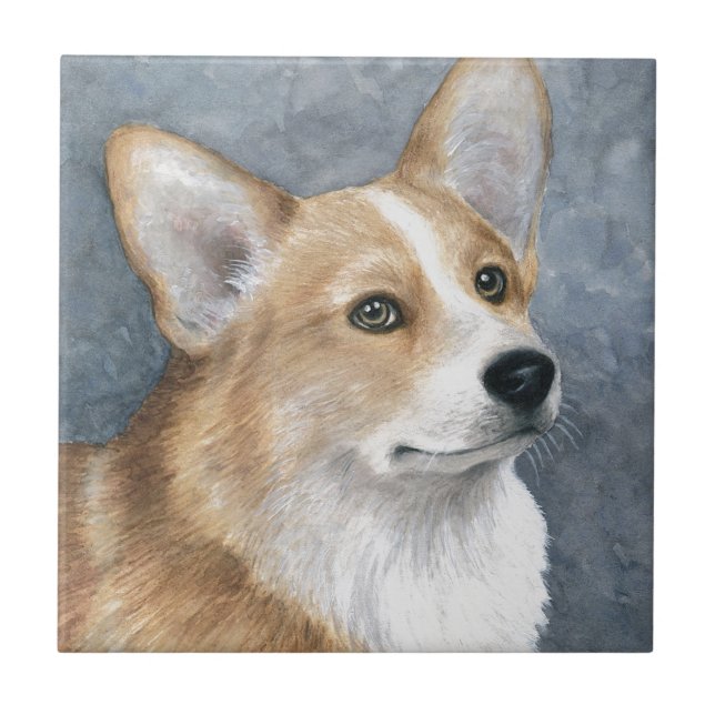 Corgi för hund 89 kakelplatta (Framsidan)
