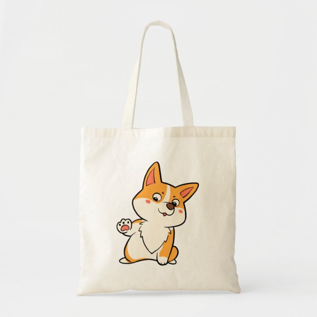 Corgi för kick fem tygkasse (Framsidan)