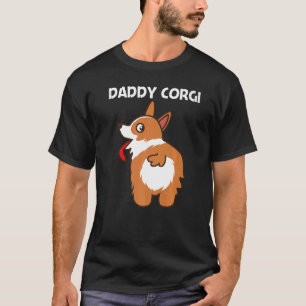 Corgi För manar Pappa Pet Hund Animal Doggy Owner T Shirt
