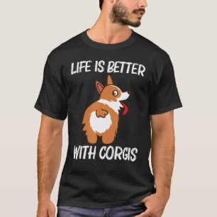 Corgi För manar Women Pet Hund Animal Doggy Owner T Shirt