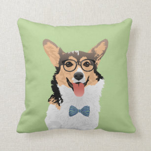 Corgi för Pembroke för vit för solbränna för Kudde