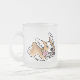 Corgi Frostad Glasmugg
