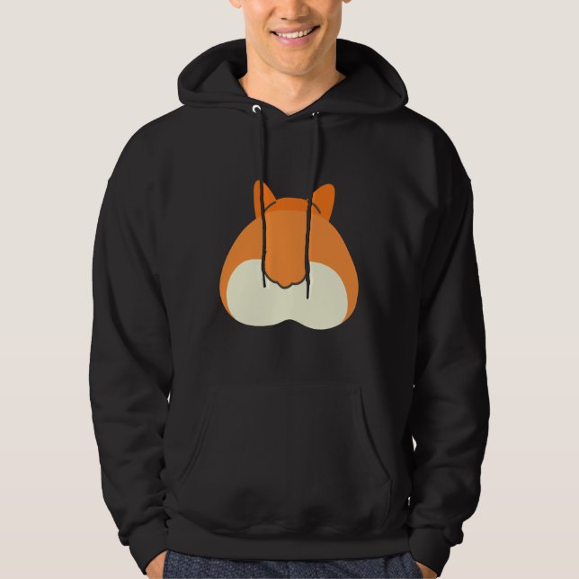 Corgi Funny Hoodie (Framsida)