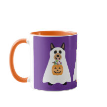 Corgi Ghost Hundar Halloween