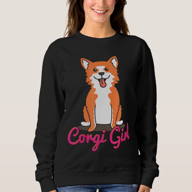 Corgi Girl 325 T Shirt (Framsida)