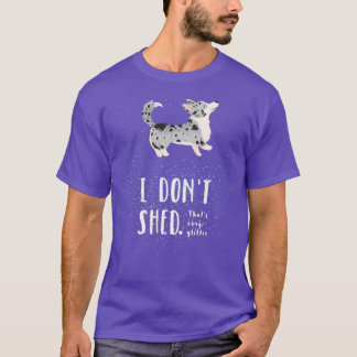 Corgi Glitter Cardigan Welsh Corgi T Shirt