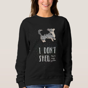 Corgi Glitter Cardigan Welsh Corgi T Shirt