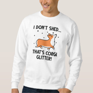 Corgi Glitter Lång Ärmad Tröja