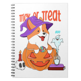 Corgi Halloween Anteckningsbok