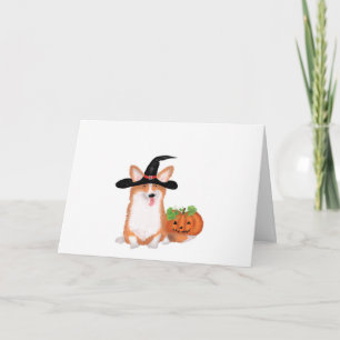 Corgi Halloween-kort Kort