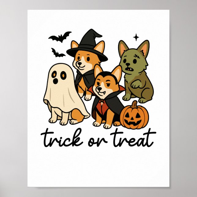 corgi halloween kostym  poster (Framsidan)