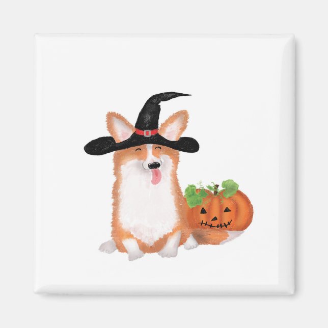 Corgi Halloween magnet (Framsidan)